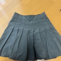 jk スクールスカート グレー プリーツスカートのサムネイル
