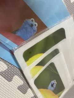 Happy 복권 퍼펫 선순 E상 지퍼 가방 2점 세트와 스티커