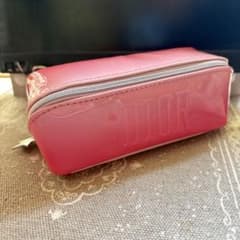 未使用 Dior ディオール エナメル ポーチ 小物入れ ペンケース ピンクのサムネイル