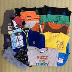Toy Story Kids' Clothing, Size 100: Long-sleeved shirt, long pants, and backpack.