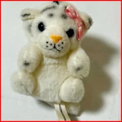 【限定】東武動物公園 ホワイトタイガー 赤ちゃん ぬいぐるみ リボンのサムネイル