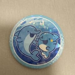 たまごっち　えのすいコラボ缶バッジ　いるかっちのサムネイル
