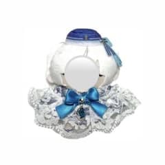 2way ポンチョ　ぬい服　ドレス　青のサムネイル