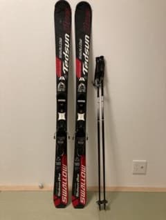 Salomon スキー 149cm ポール付きのサムネイル