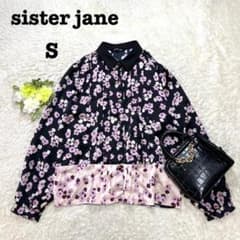 ☆シスタージェーン フラワープリントブラウス パフスリーブ バイ 