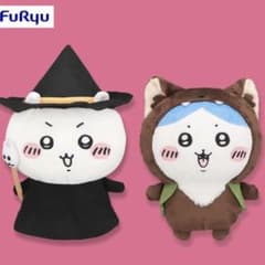 BOO! BIGぬいぐるみ　ハロウィン　ちいかわ　ハチワレ　セットのサムネイル