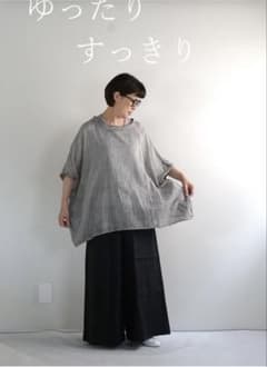 お値引き☆宝島染工　BIGベスト　プルオーバー　ブラウス　半袖 お値引き☆宝島染工 BIGベスト プルオーバー ブラウス 半袖 - メルカリ
