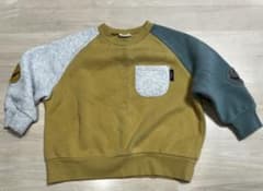 BREEZE マスタードカラー トレーナー 100cmのサムネイル