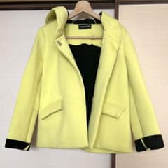 IL VENTO & LA SETA フード付きイエローコートのサムネイル