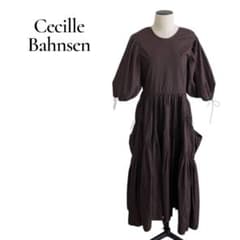 Cecilie Bahnsen 背中開きワンピース ブラウン 茶色 М相当 - メルカリ