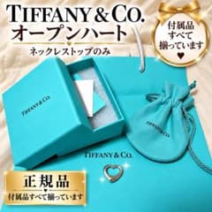 【正規】ティファニー オープンハート ペンダント トップのみ 925 全付属品のサムネイル