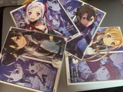 SAO オーディナルスケール色紙4枚のサムネイル