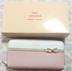 LIZ LISA リズリサ ラウンドファスナー 長財布 ピンク リボンのサムネイル