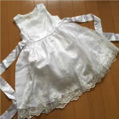 sale♡新品♡白ドレス90のサムネイル