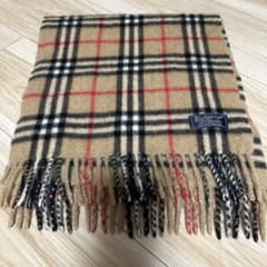 バーバリーマフラー　ノバチェック　カシミヤ100%のサムネイル