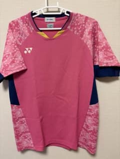 新品♡YONEX ウェア　廃盤　レア　Lサイズ ピンク　ゲームシャツ 日本代表モデル YONEX ヨネックス ゲームシャツ ピンク 桜柄 L - メルカリ