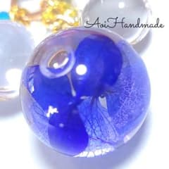 ⋆ 雨粒 紫陽花 チャーム ٭のサムネイル