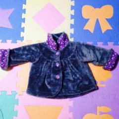 プチジャム モコモコアウター 小花柄 80のサムネイル