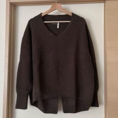 NOBLE ニットブラウン　フリーサイズのサムネイル