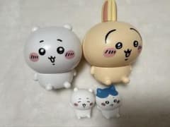 ガチャガチャ　カプキャラ　ちいかわ うさぎ ハチワレフィギュア 4点セットのサムネイル