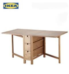 IKEA おりたたみテーブル　ノールデン　バタフライテーブルのサムネイル