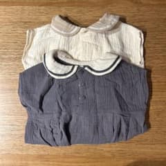 80cm ペアマノン　pairmanon セーラーカラー ロンパース 半袖のサムネイル