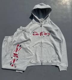 9090 ジップアップパーカー スウェットパンツ セットアップのサムネイル