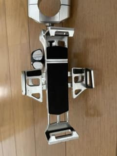 チャピー様専用バイク用 アルミ削り出しスマホスタンドのサムネイル
