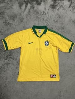 90s ナイキ 96年 ブラジル代表 サッカー ゲームシャツ 古着 90s ナイキ 96年 ブラジル代表 サッカー ゲームシャツ 古着 - メルカリ