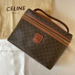 CELINE マカダム トリオンフ バニティ ハンドバッグ MC96 イタリア製のサムネイル