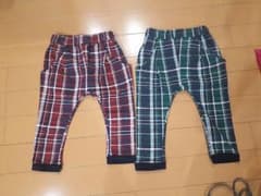 新品　七分丈パンツのサムネイル