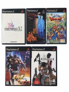 PS2 ソフト ５本セット まとめ売りのサムネイル