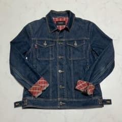 希少 バーバリーブラックレーベル デニムジャケット チェック