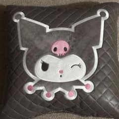 クロミ KUROMI キルトスクエアクッション 新品未使用、タグ付き