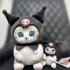 mofusand×サンリオキャラクターズ BIG クロミ　ぬいぐるみ　マスコット