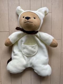 【1歳〜3歳向け リュック】ホワイトラビット テディベア　くまリュック（千趣会）のサムネイル