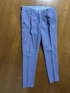 【美品】マスターバニーエディション メンズ 総柄 パンツ ブルー系 サイズ6のサムネイル