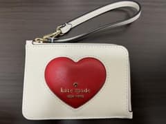 【未使用品】kate spade ハートカードケースのサムネイル
