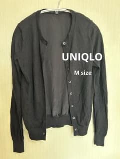 UNIQLO ユニクロ ブラック カーディガン 長袖 羽織りのサムネイル
