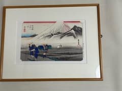 東海道五拾三次 原 歌川広重 木版画のサムネイル