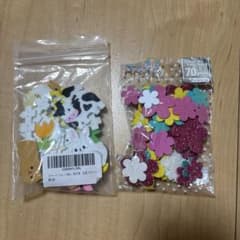 動物シール　お花シールのサムネイル