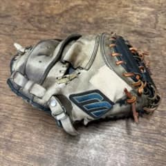 ミズノビューリーグキャッチーミット MIZUNO 軟式 キャッチャーミット 青ビューリーグ - メルカリ