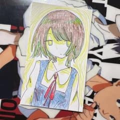 手描き　オリジナルイラスト　女の子　萌え絵のサムネイル