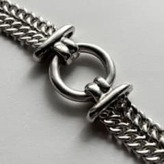 【1/4までSALE❗️】Special 英国輸入刻印 ダブルチェーンノットリンク Special 英国輸入刻印 ダブルチェーン ノットリンクブレスレット 925 1