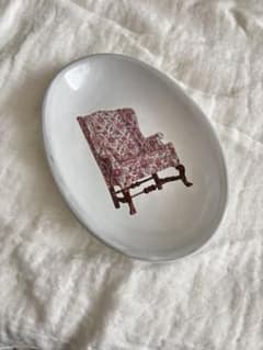 astier アスティエ 好き 椅子 陶器皿 楕円 astier アスティエ 好き 椅子 陶器皿 楕円 並行輸入 アスティエ