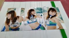 北野茜 写真 はがきサイズ 3枚 レースクイーン アイドル タレント