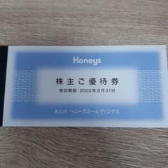 ハニーズホールディングス株主優待３０００円分のサムネイル