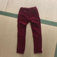 ブリーズ　秋冬デニム パンツ 120⭐︎ボルドー⭐︎のサムネイル