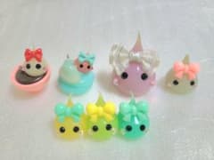 平成レトロ レア ほっぺちゃん サン宝石 デコパーツオマケ付き まとめ