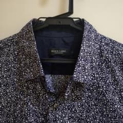 BLACK LABEL CRESTBRIDGE 花柄長袖シャツ ネイビーのサムネイル